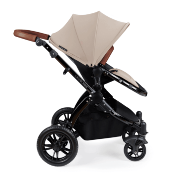 Ickle Bubba Stomp V3 All-In-One Travel System - Sand / Black - Pushchair Side