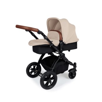 Ickle Bubba Stomp V3 All-In-One Travel System - Sand / Black - Carrycot Side