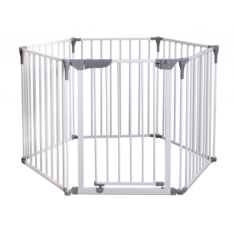 Dreambaby 3-in-1 Playpen Baby Gate & Fire Guard Converta White W380cm H74cm