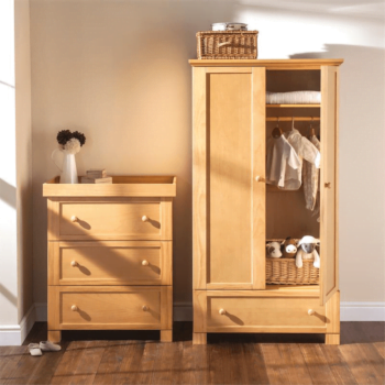 East Coast Montreal Double Antique Wardrobe Inside