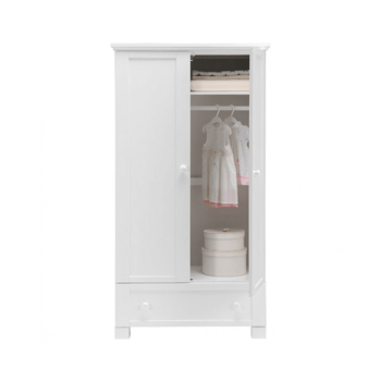 East Coast Montreal Double Wardrobe - White