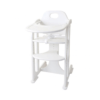 East Coast White Multi Height Highchair