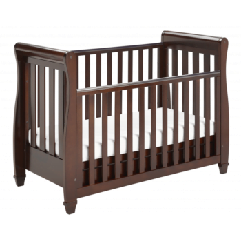 Babymore Eva Sleigh Dropside Cot Bed Sold Pine Cot Bed