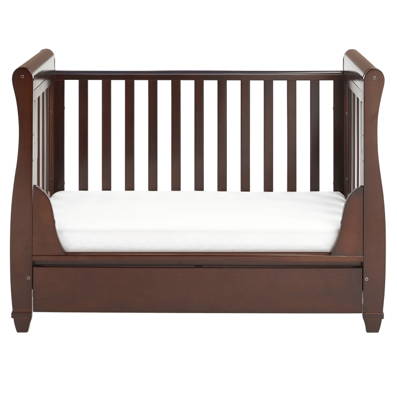 cot bed with drop down side