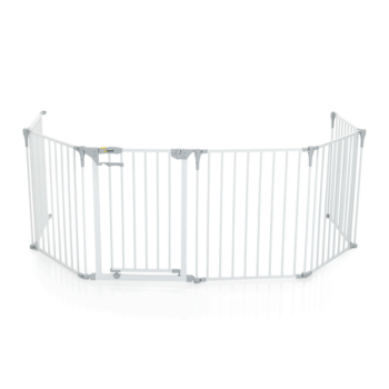 Hauck Babypark, 6 Sided Playpen with Playmat - White Open