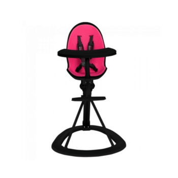 Ickle Bubba Orb Highchair - Pink on Black Frame front