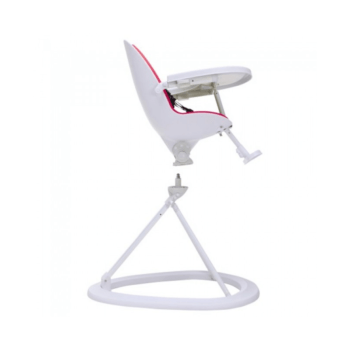 Ickle Bubba Orb Highchair - Pink on White Frame 360