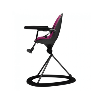 Ickle Bubba Orb Highchair - Purple On Black Frame Side