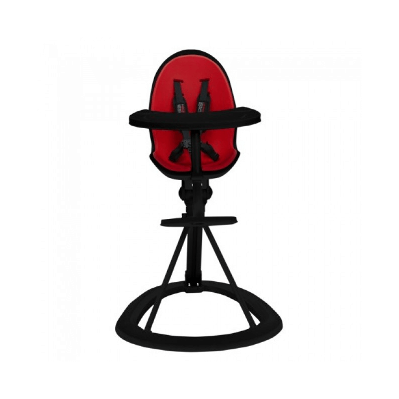 Ickle Bubba Orb Highchair Red on Black Frame 360 Degree Rotation