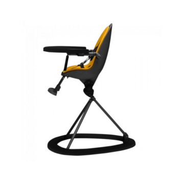 Ickle Bubba Orb Highchair - Yellow on Black Frame Side