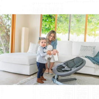 Nuna Leaf Gliding Rocker - Cinder - Lifestyle