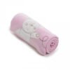 Obaby B Is For Bear Appliqued Fleece Blankets - Pink