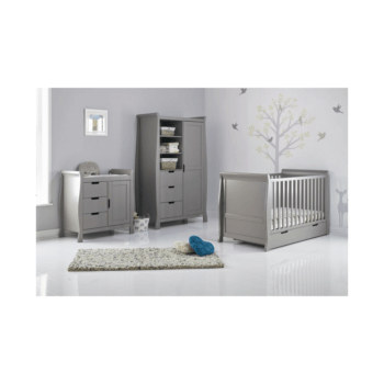 Obaby Stamford 3 Piece Room Set - Taupe Grey Inside