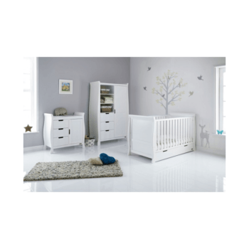 Obaby Stamford 3 Piece Room Set - White Inside