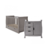 Obaby Stamford Cot Bed 2 Piece Room Set - Taupe Grey
