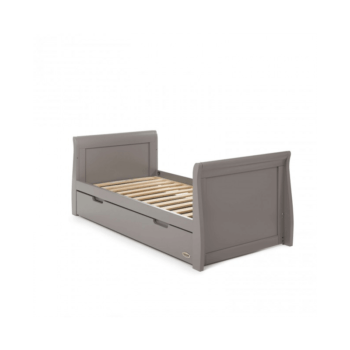 Obaby Stamford Cot Bed 2 Piece Room Set - Taupe Grey Bed