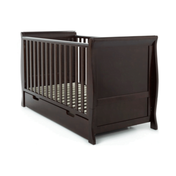 Obaby Stamford Cot Bed 2 Piece Room Set - Walnut Cot