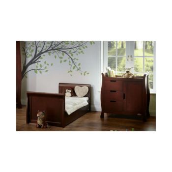 Obaby Stamford Cot Bed 2 Piece Room Set - Walnut Inside 2