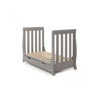 Obaby Stamford Mini 2 Piece Room Set - Taupe Grey Bed