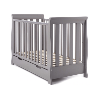 Obaby Stamford Mini 2 Piece Room Set - Taupe Grey Cot