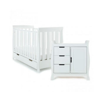 Obaby Stamford Mini 2 Piece Room Set - White Set