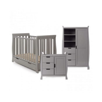 Obaby Stamford Mini 3 Piece Room Set - Taupe Grey
