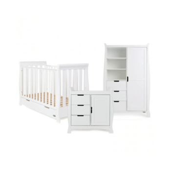 Obaby Stamford Mini 3 Piece Room Set - White 1