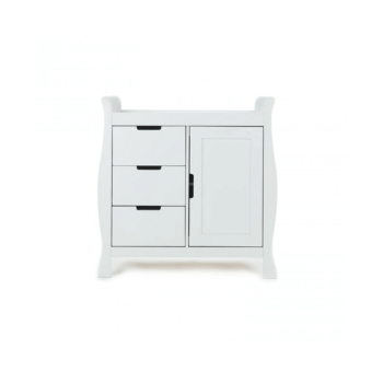 Obaby Stamford Mini 3 Piece Room Set - White Changer