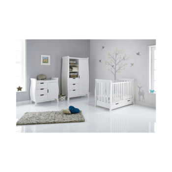 Obaby Stamford Mini 3 Piece Room Set - White Inside