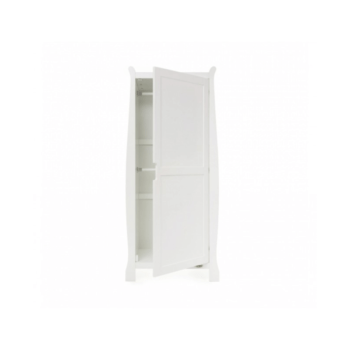 Obaby Stamford Single Wardrobe - White Open