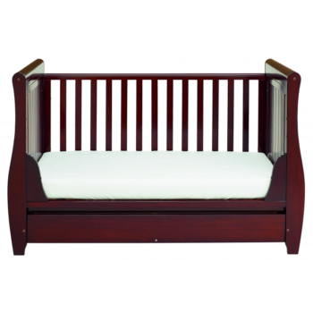 Stella Sleigh Cot Bed - Brown-5