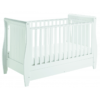 Stella Sleigh Cot Bed - White-2