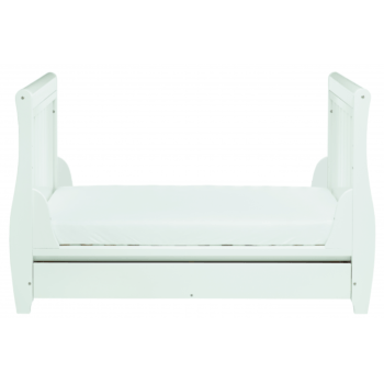 Stella Sleigh Cot Bed - White-6