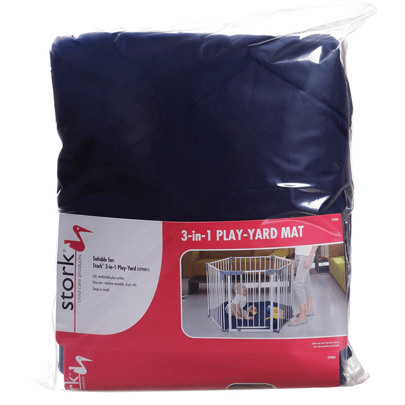 Stork universal Playpen Play Mat - Navy Blue