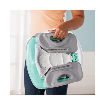 Summer Infant Deluxe Comfort Folding Booster Seat - Teal Grey Inside