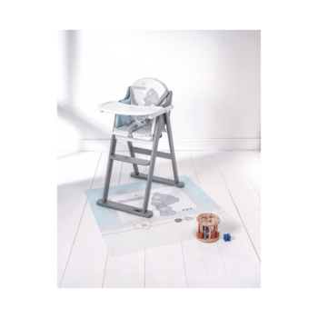 Tiny Tatty Teddy White and Grey Folding Highchair Match