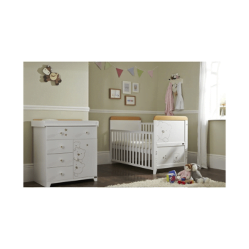 Tutti Bambini 2 Piece 3 Bears Room Set - Beech-White Indoors