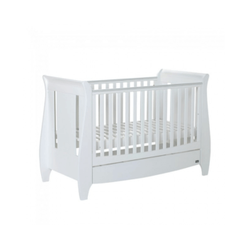 Tutti Bambini Lucas 3 Piece Sleigh Room Set - White Cot