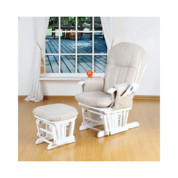 Tutti Bambini Lucas 5 Piece Sleigh Room Set - White Chair
