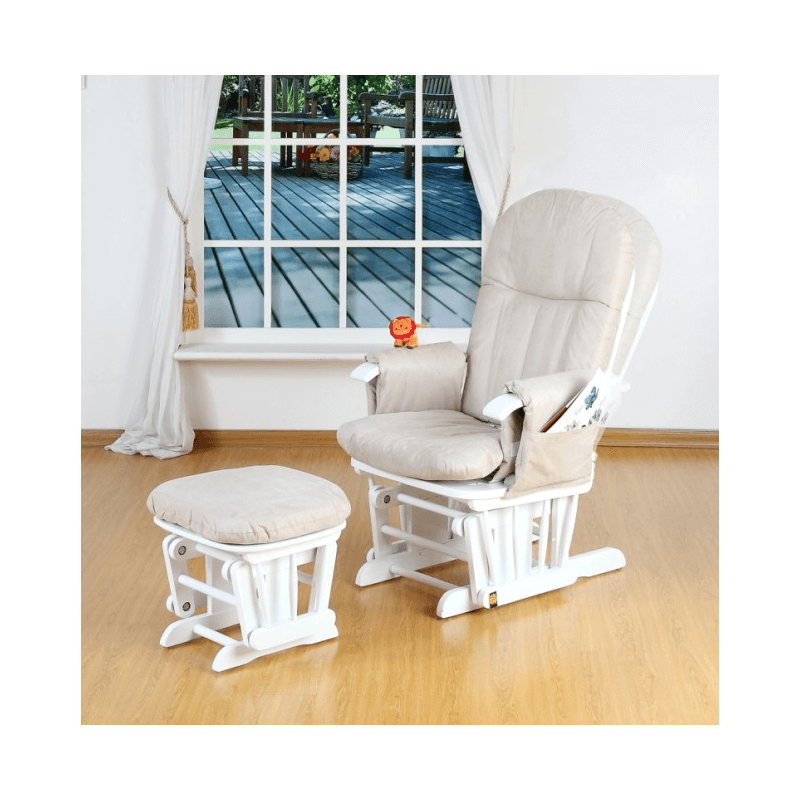 Tutti Bambini Lucas 5 Piece Sleigh Room Set - White