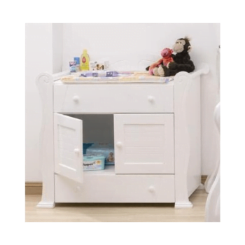 Tutti Bambini Marie 3 Piece Room Set - White Changer