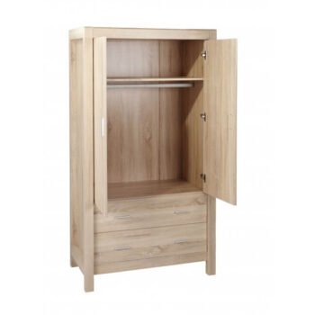 Tutti Bambini Milan Wardrobe - Reclaimed Oak Open