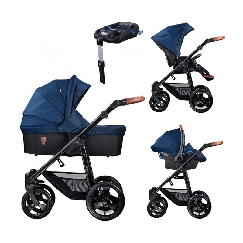 navy venicci pram