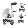 Venicci Pure 3-in-1 Travel System & Isofix Base - Stone Grey