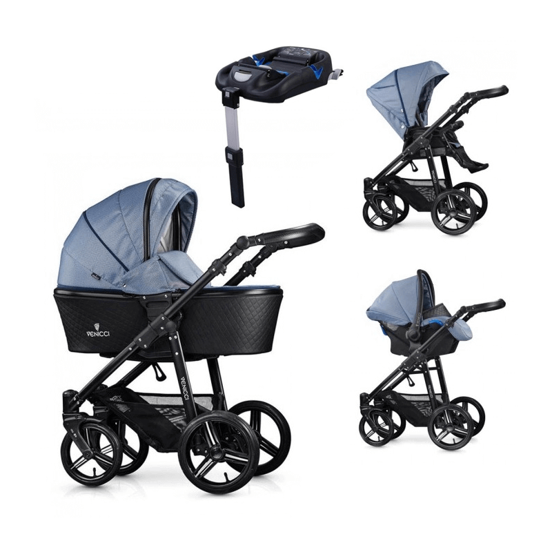 venicci pram blue