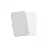 Chicco Next2Me Crib Set of 2 Fitted Sheets - Silver/Dove Grey