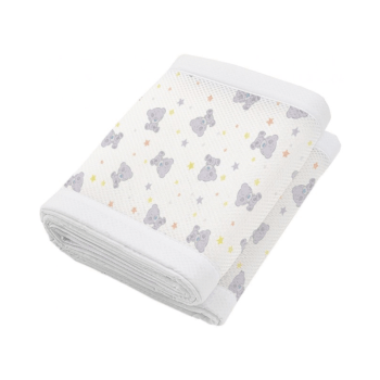 BreathableBaby 4 Sided Mesh Cot Liner Tatty Teddy - Catch A Falling Star