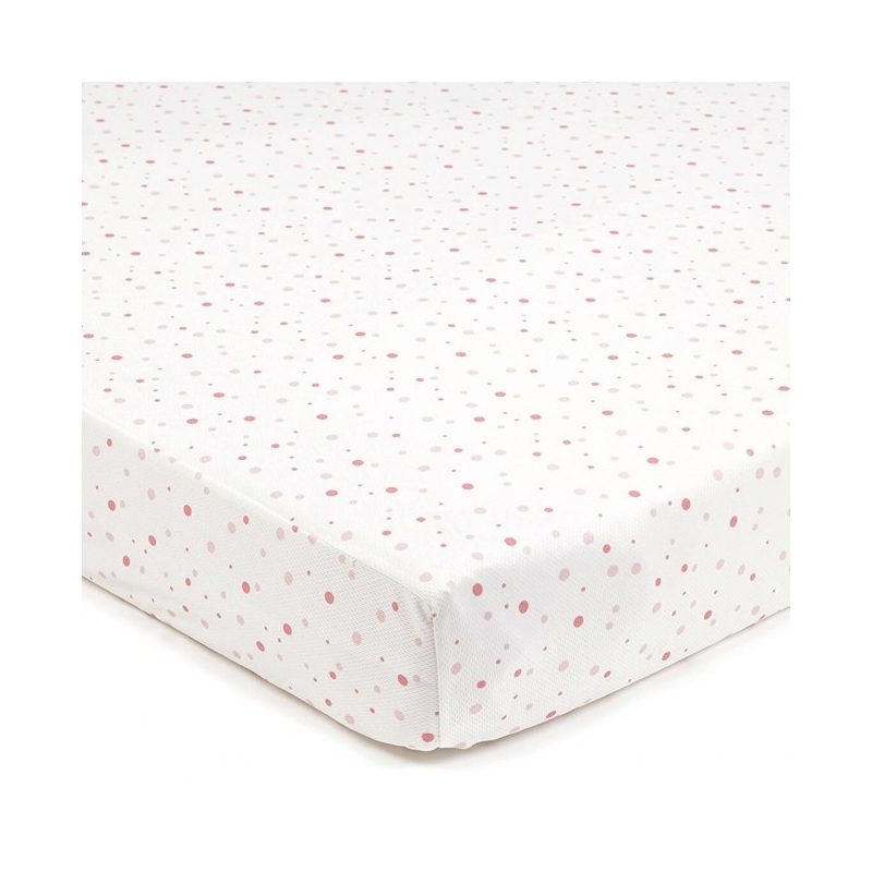 BreathableBaby Fitted Cot Sheet Twin Pack - English Garden
