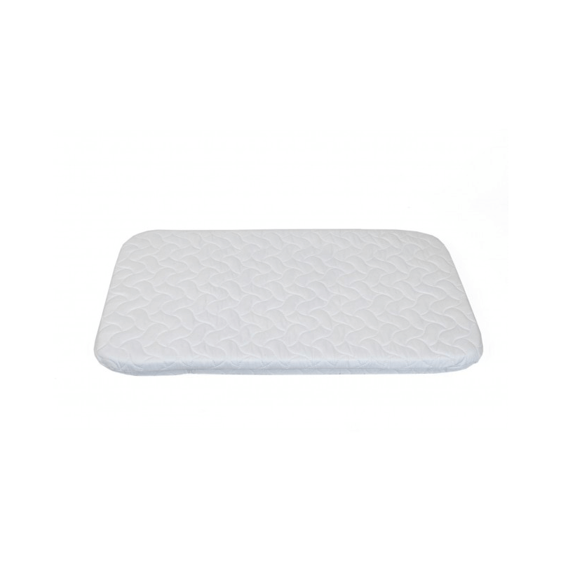 Callowesse Replacement Mattress For Chicco Next2Me With Quilted Microfiber Cover - White - 83x50x4cm