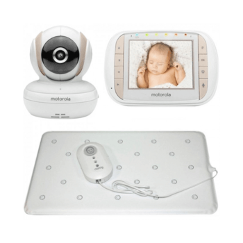 Motorola MBP35XLC Baby Video Monitor and Nanny Breathing Monitor Bundle